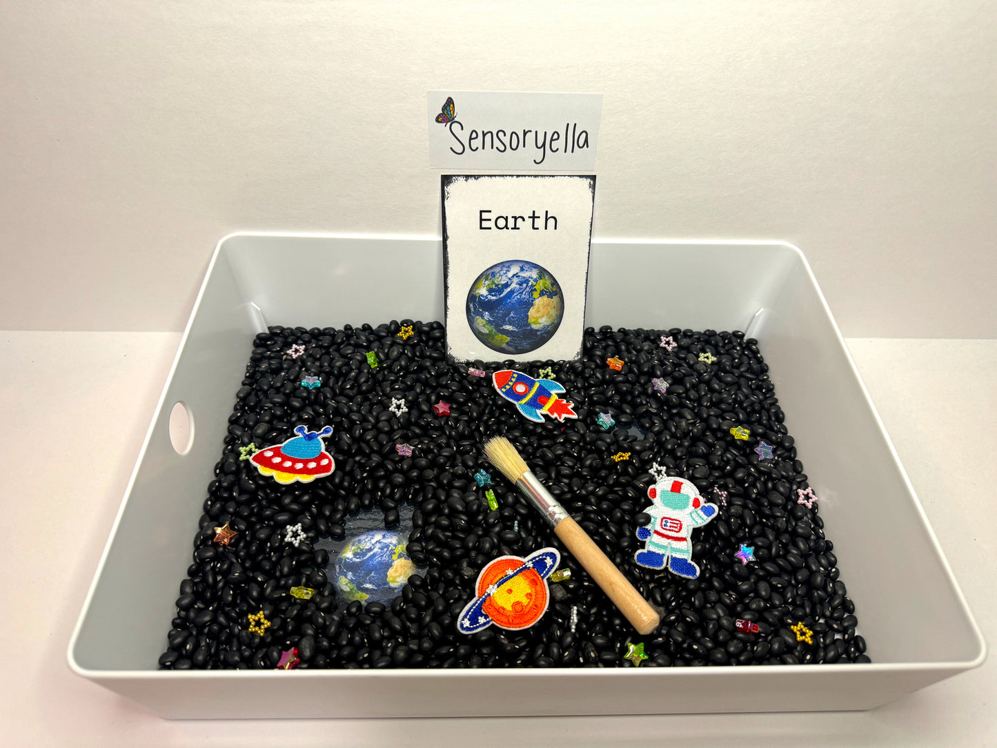 Space iSpy Sensory Bin