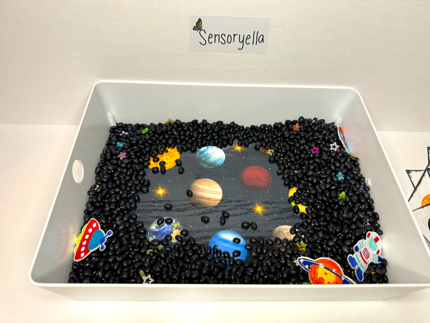 Space iSpy Sensory Bin