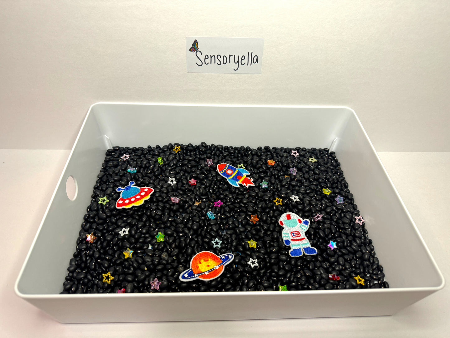 Space iSpy Sensory Bin